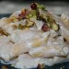 Pasta con crema di ricotta e pistacchi verdi di Bronte