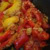 Peperoni con mandorle e pangrattato Peperoni con mandorle e pangrattato