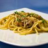 Spaghetti ca nunnata - Spaghetti con i bianchetti Spaghetti ca nunnata - Spaghetti con i bianchetti